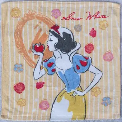 

Cute Cartoon Snow White Rapunzel Princess Bunny Cotton Girl Face Hand Towel Children Birthday Gift 34cm*34cm