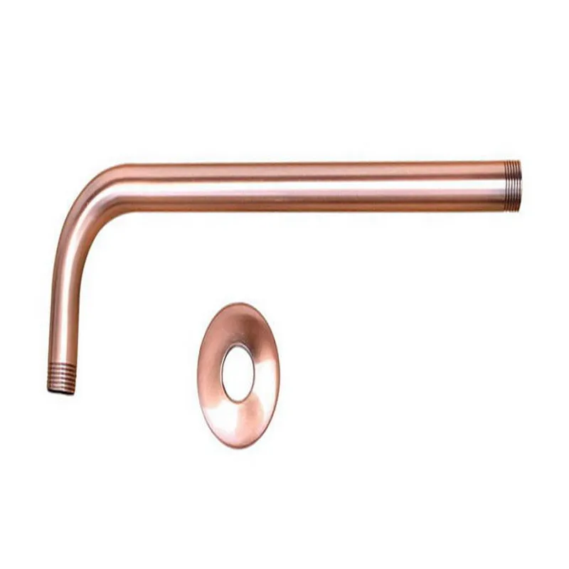 Старинный, из медной латуни дополнительные компоненты к душевой головке трубы-1" длинная настенная крышка-душевая рука аксессуары для ванной комнаты(стандарт 1/2") ash100