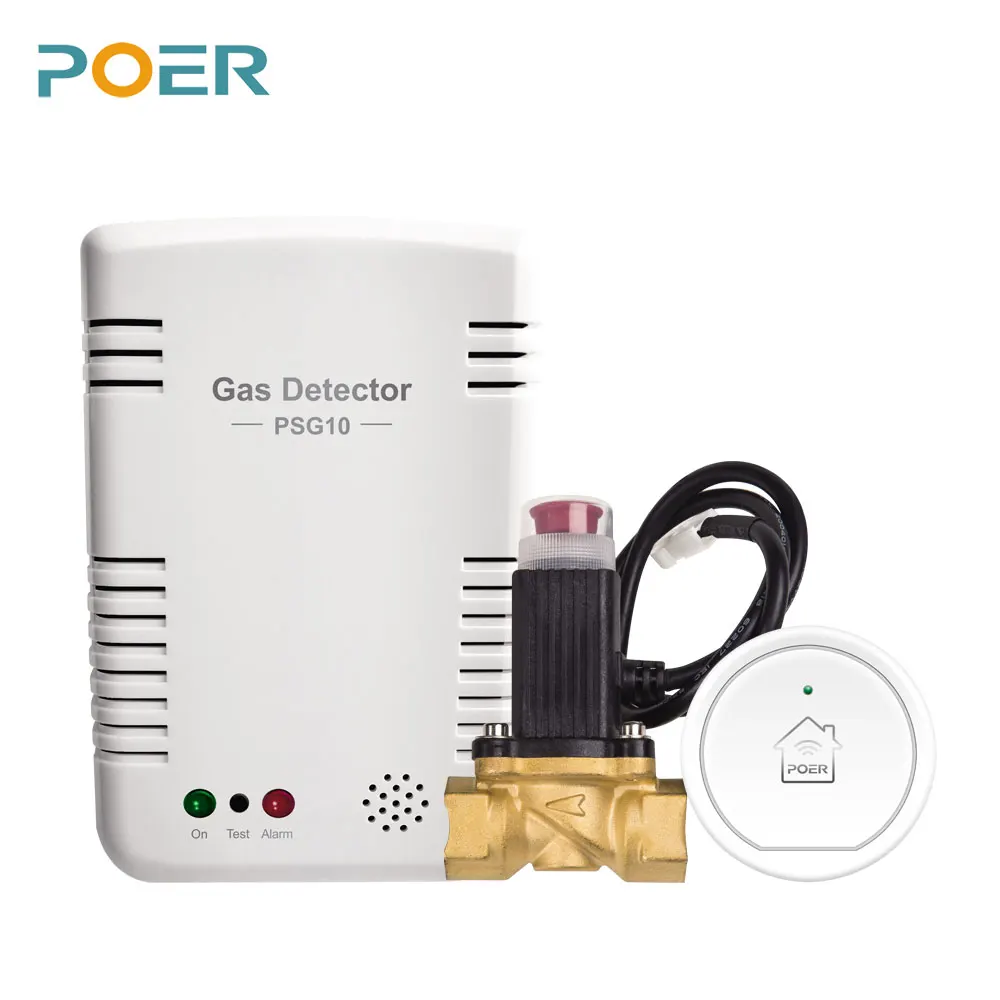 

868Mhz Smart Natural Gas leak LPG Butane Propane Detector Monitor Alarm sensor With Voice Warning APP push notifications