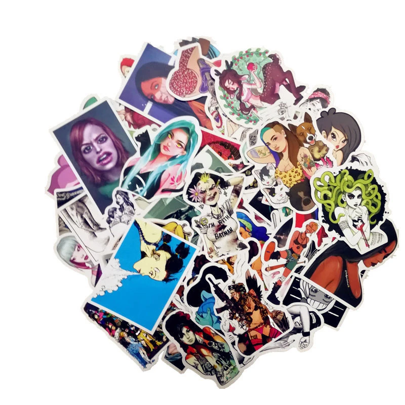 100 unids/pack de Anime de dibujos animados pegatinas belleza Sexy Doodle etiqueta portátil teléfono nevera Skateboard hogar papel de pared etiqueta DIY pegatinas 100 unids/pack de Anime de dibujos animados pegatinas belleza Sexy Doodle etiqueta portátil teléfono nevera Skateboard hogar papel de pared etiqueta DIY pegatinas
