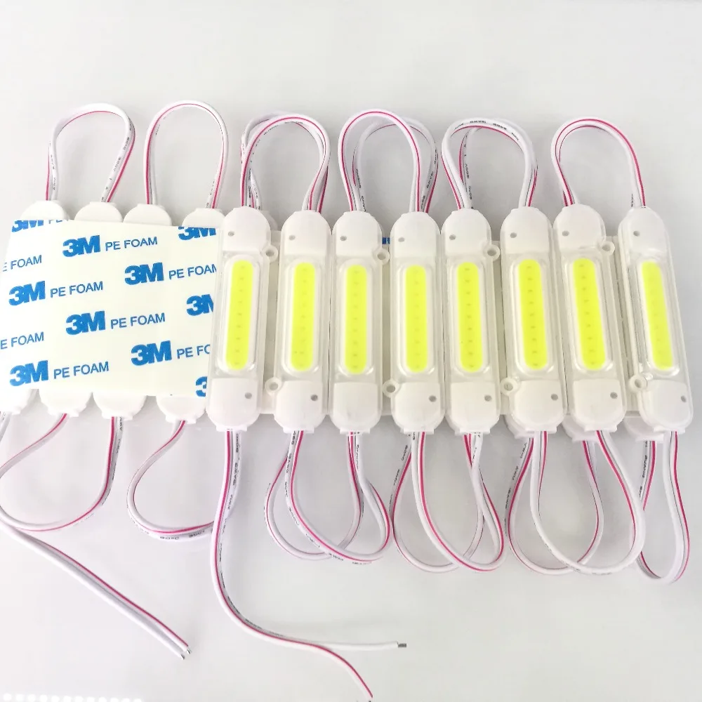 

200pcs/lot LED Module Ulter brightness 2W DC12V COB light Advertising lamp