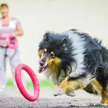 Собака EVA летающие диски ПЭТ кистевой эспандер интерактивная обучающая игрушка для собак Портативный на открытом воздухе большие игрушки для собак товары для животных инструмент движения