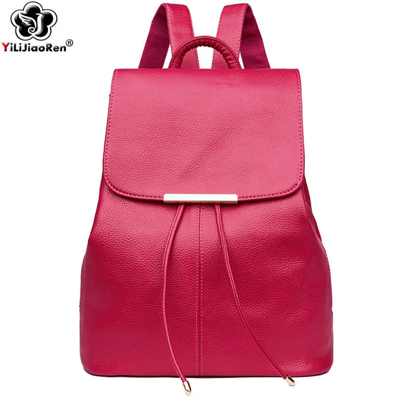 

Fashion Sequined Backpack Female Brand Leather Backpack Purse Large Capacity Bookbag Simple Shoulder Bags for Women 2019 Mochila