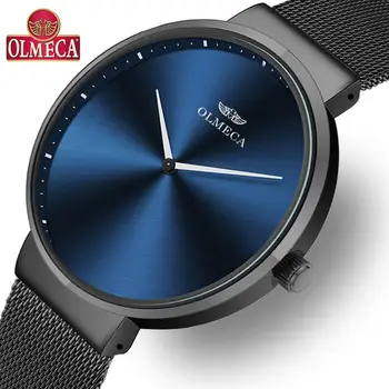 

OLMECA Women Watches Small Simple Dial Relogio Feminino Milanese Mesh Band Fashion Quartz watch Waterproof Dress Wristwatches