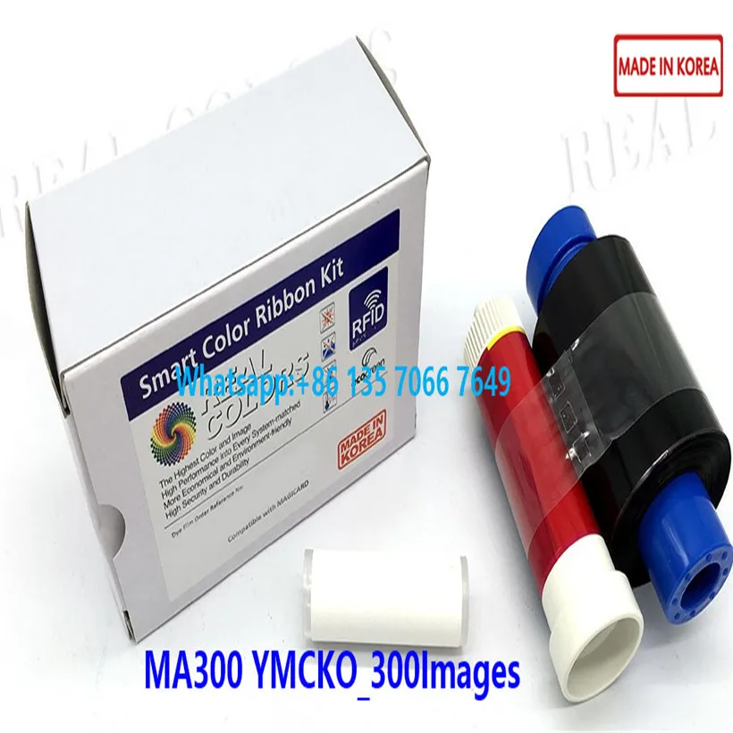 Совместимая Лента Magicard MA300 YMCKO 300 5 шт. изображения изготовленные в Южной Корее