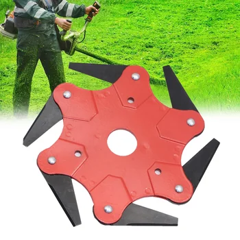 

Professional Replacement Trimmer Head Alloy Cutter Weeding Six Blade Durable Garden Outdoor For Lawn Mower Tools Accessories