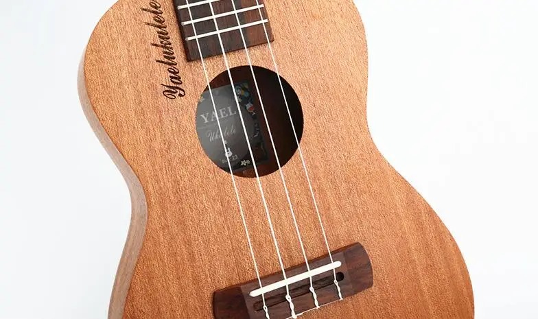 Высокое качество 21 23 26 дюймов 4 струны Sapele Ukulele палисандр музыкальный инструмент Гавайская мини гитара акустическая ukelele UK2303