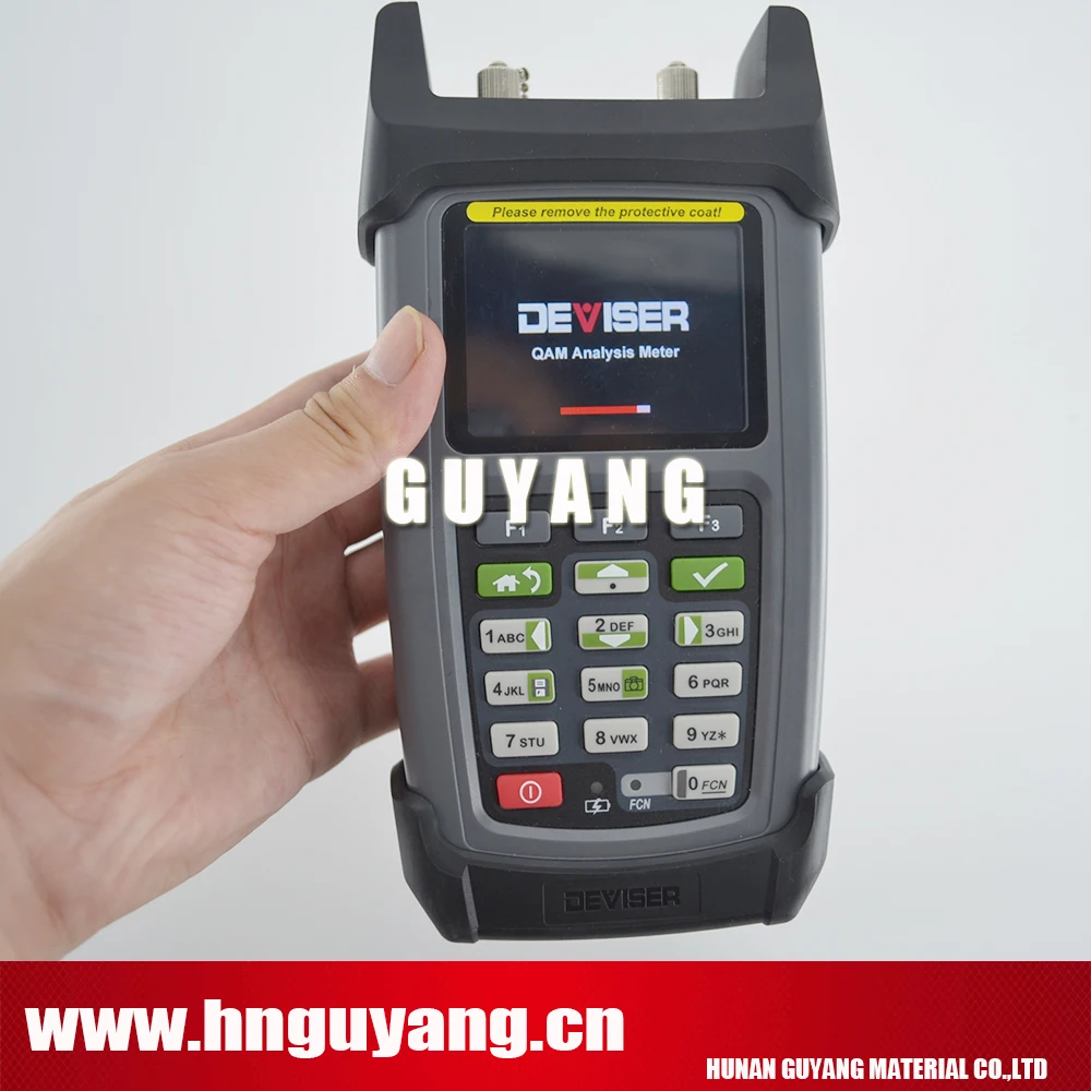 Deviser DS2460Q catv метр QAM измеритель уровня сигнала Быстрый спектральный анализ 5 ~ 1220