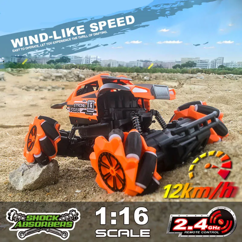 

Children's 2.4G Drift Remote Control Climbing Vehicle Wireless Stunt Vehicle Horizontal Dancing Drift Off-road Vehicle Toys