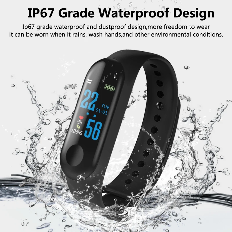 M3 الذكية الفرقة الرياضة سوار جهاز تعقب للياقة البدنية reloj inteligente معصمه رصد 0.96 بوصة مراقب معدل ضربات القلب الفرقة الذكية M3 الذكية الفرقة الرياضة سوار جهاز تعقب للياقة البدنية reloj inteligente معصمه رصد 0.96 بوصة مراقب معدل ضربات القلب الفرقة الذكية