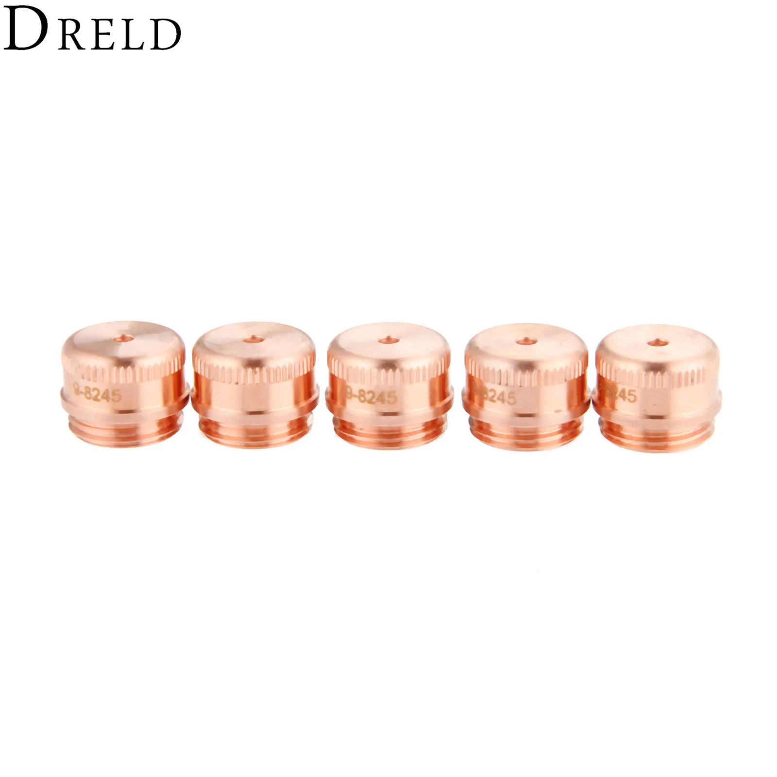 DRELD 5Pc Plasma Shield Cap 9-8245 For SL60 SL100 Plasma Cutter Torch Consumables Accessories 40A-60A Welding Soldering Supplies