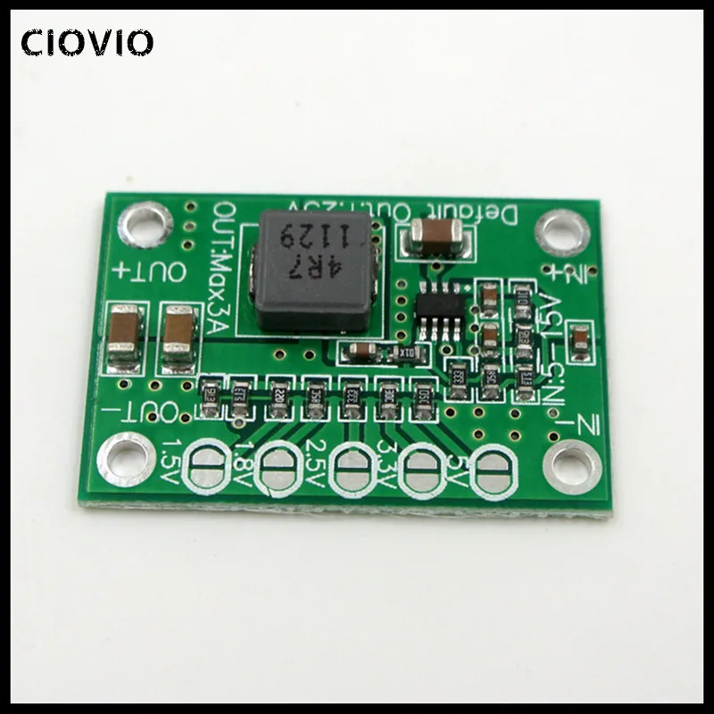 DC DC Step Down Power Module 5-15V To 1.25V1.5V1.8V2.5V3.3V5V Universal Adjustable Buck Voltage  