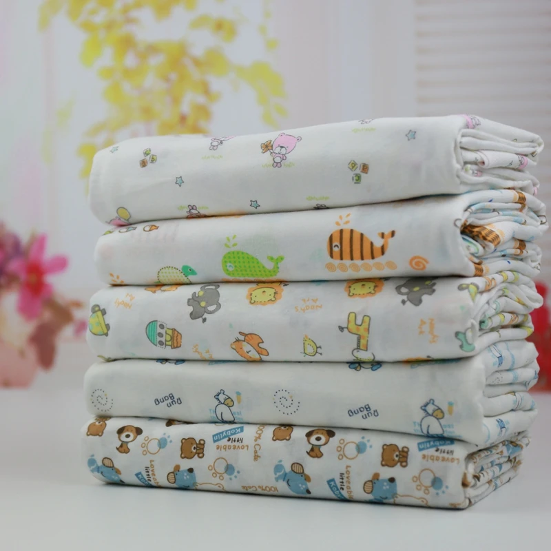 

50*170cm printed cartoon baby cotton jersey knitted fabric baby cotton jersey fabric DIY craft sewing clothing making fabric