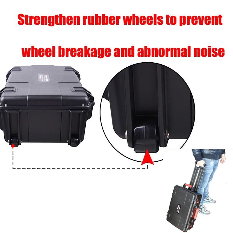 GTK waterproof lithium ion 48V 100AH li ion BMS Wheeled trolley case for 7000w 5000w Tricycle Cleaning car scooter + 10A charger