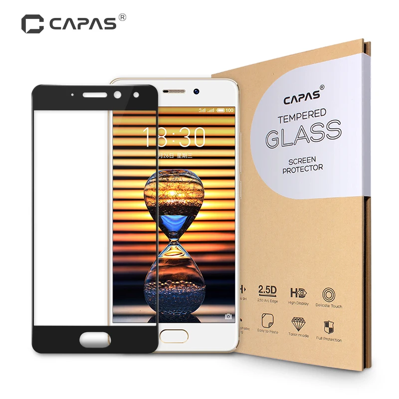 

Original CAPAS Screen Protector for Meizu Pro7/ Pro 7 Plus Tempered Glass for Meizu Pro 7 Full Cover Protective Film LCD Guard