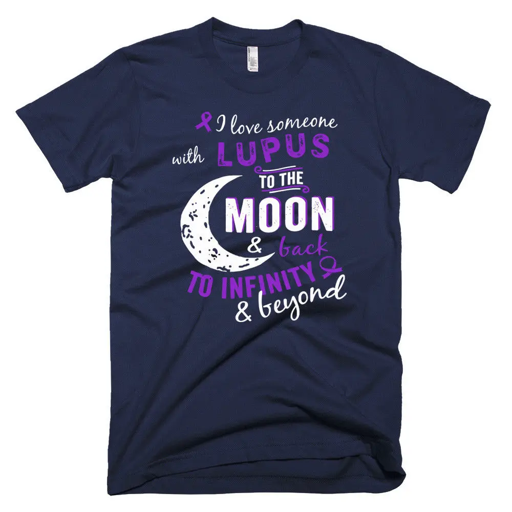 Я люблю кого то с Lupus Association reassed disease tee мужские футболки|Футболки| |