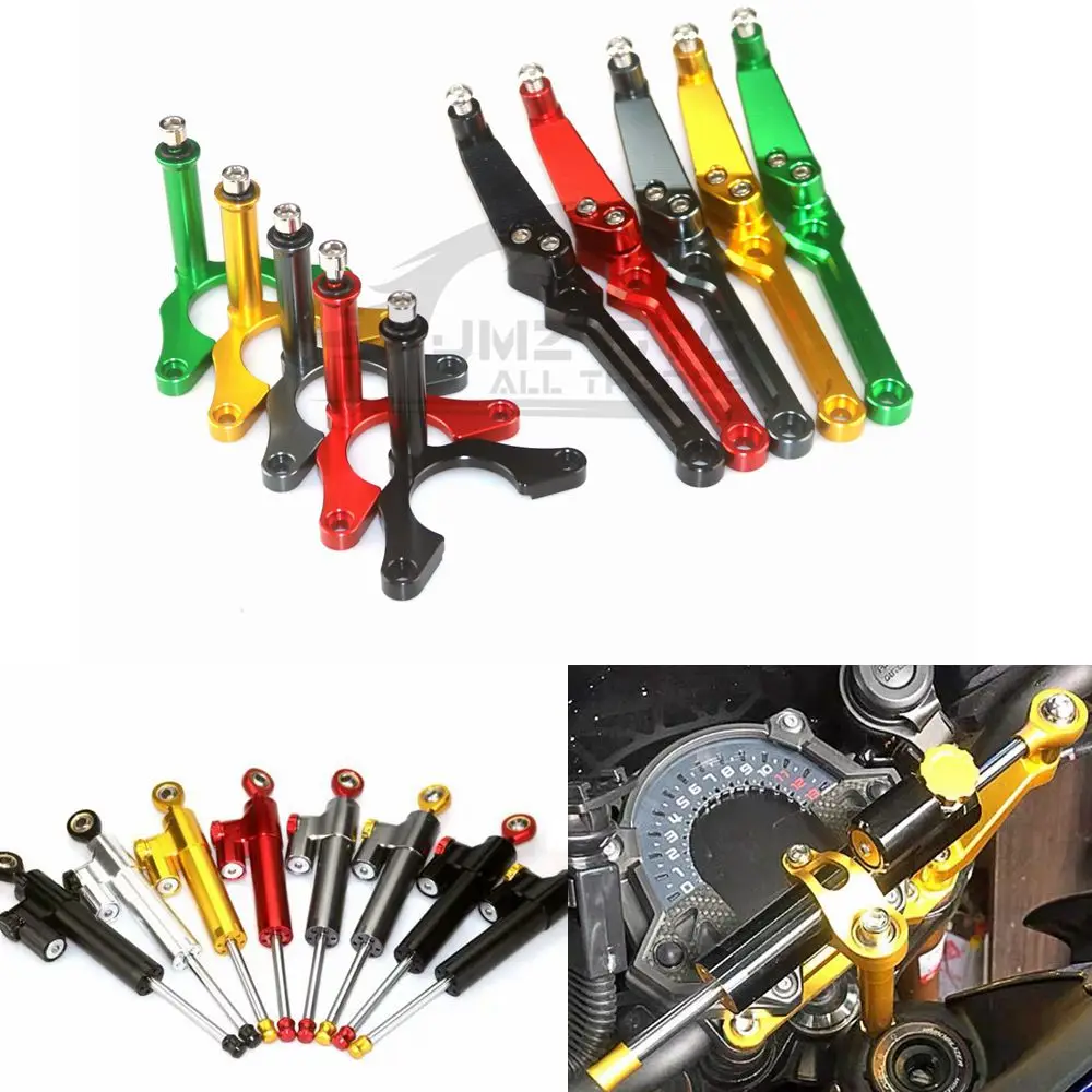 

Motorcycle cnc Universal Stabilizer Damper Complete Steering Mounting Bracket For KAWASAKI Z900 2017-2018-2019