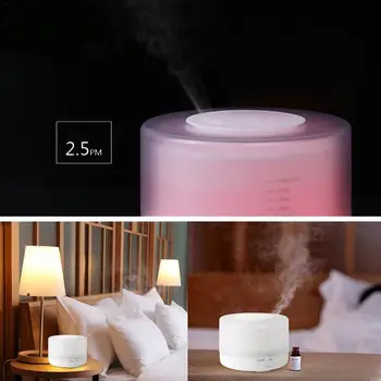 

700ml Remote Control Aroma Humidifier Remote Oil Diffuser Control Home Appliances Colorful Fragrance Lamp Ultrasonic Air Humidif