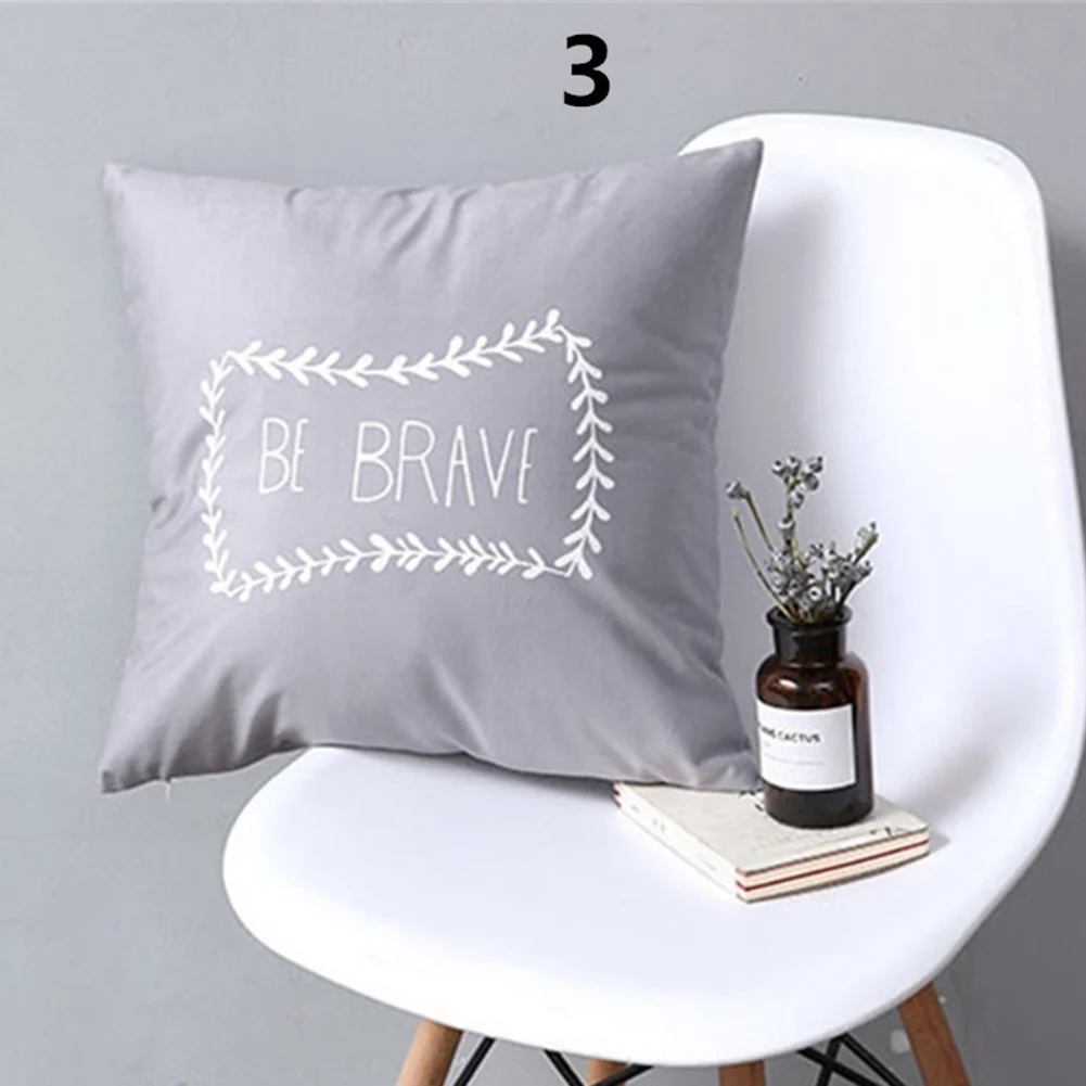 40# Новые Креативные волнистые линии письмо квадратный пледы подушки протектор чехол для дивана кровать домашний декор
