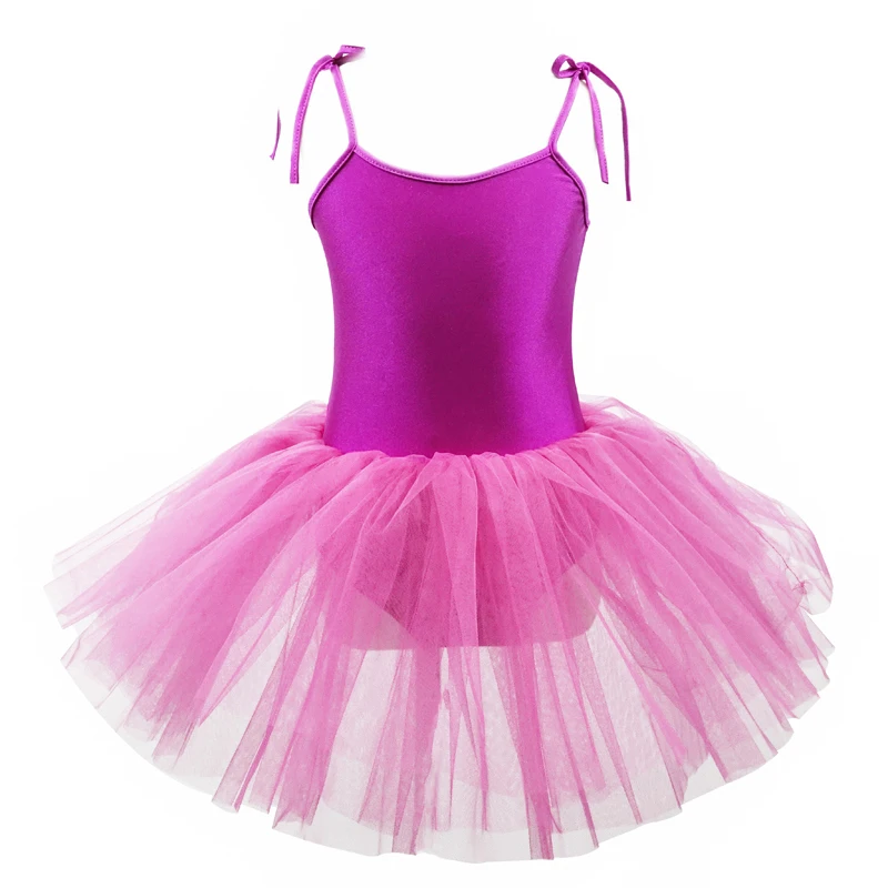2018 Cute Ballet Tutu Dress For Children Girls Dancing Clothes Gymnastic Dress Leotards Costumes Sling Spandex Polyester 128 1