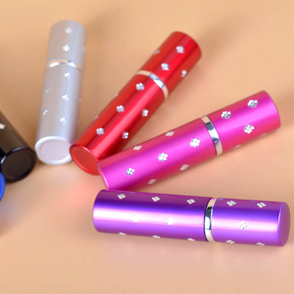 

1Pcs 5ml/10ml Refillable Portable Mini Perfume Bottle Atomizer Spray &Travel Aluminum Empty Parfum Bottle Easy Fill Refillable