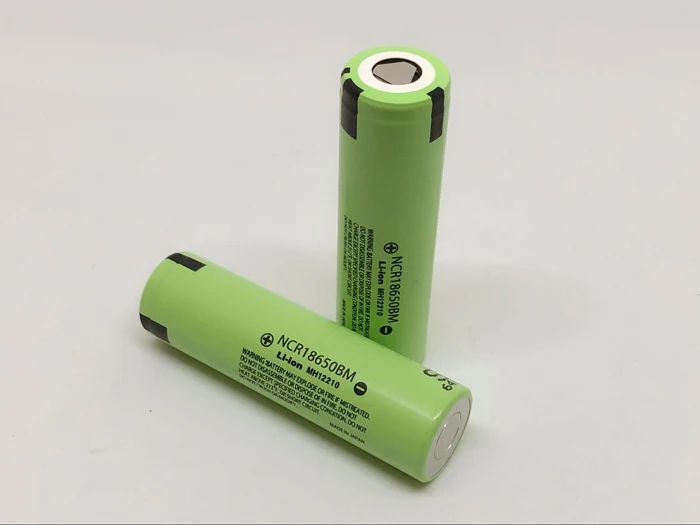 

2pcs/lot New Original Panasonic 3.7V 3200mAh NCR18650BM 18650 10A Current Power Tool Battery Li-Ion Batteries