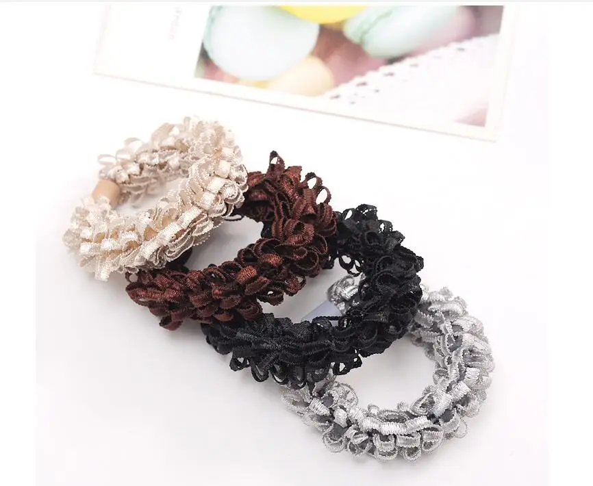 2pcs 3colors Velvet Scrunchie Women Girls Elastic Hair Rubber Bands Accessories Gum For Women Tie Hair Ring Rope Ponytail Holder