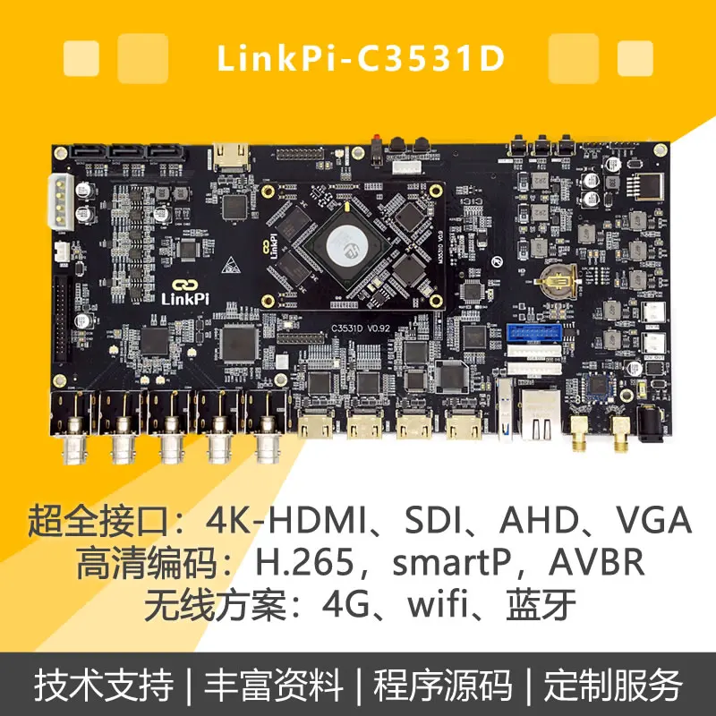 Для Hess HI3531D Полнофункциональный HDMI SDI AHD H265 HEVC 3531D макетная плата | Компьютеры и