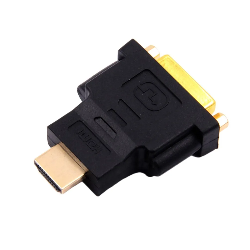 DVI-D 25 Pin Female  Digital Video Socket Adapter to HDMI 19 Pin Male Adapter Connector Adapter with Five Head Conversion Line