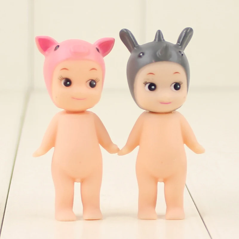 6 шт./лот фигурка Ангела Сонни игрушка Ангел Kewpie кукла животное мышь свинка Сакура