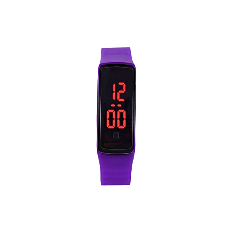 TIke Toker, светодиодный цифровые часы для мужчин Wo мужчин s браслет часы, Relogio Masculino Saat спортивные мужские часы, наручные часы для детей для улицы - Цвет: purple