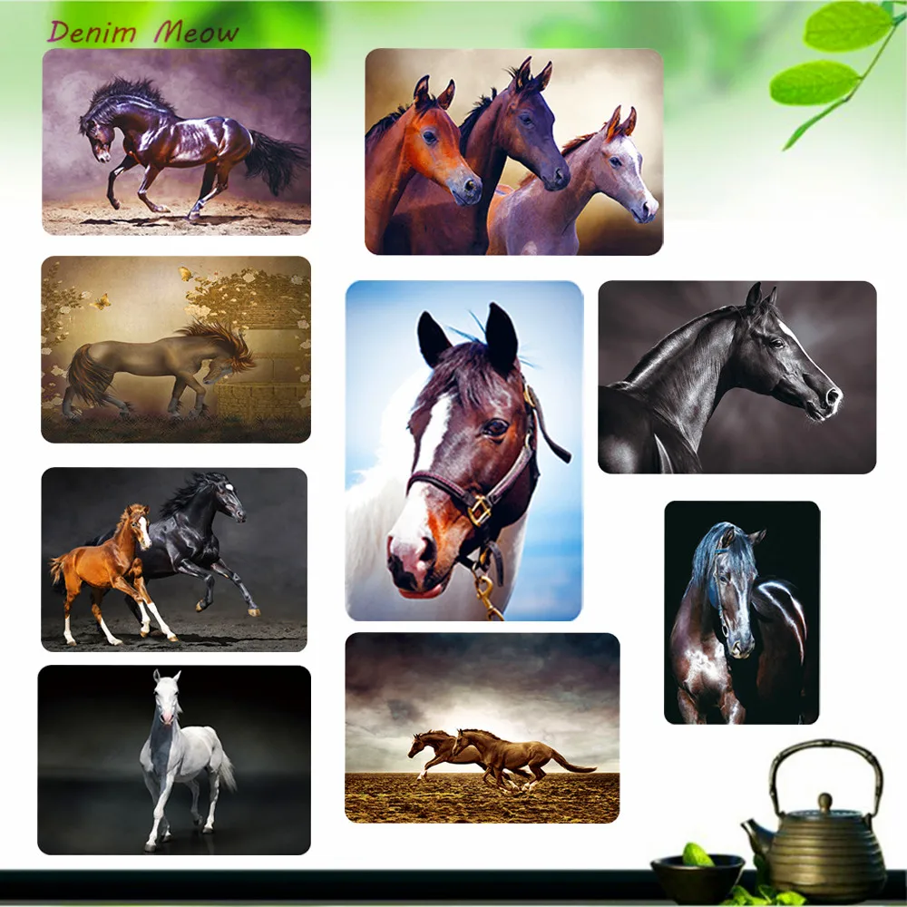 Табличка с лошадьми, винтажная металлическая жестяная вывеска, Caffee, паб, бар, домашняя ферма, декоративные тарелки, животные, конь, художественные плакаты, наклейки на стену, WY8