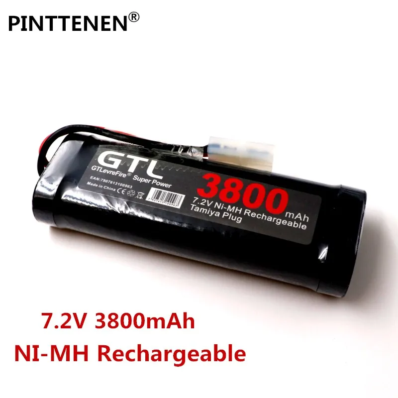 

100% New rechargeable battery pack SC 7.2v 3800mAh NI-MH battery NiMH batterie battery Pack 7.2v for RC Car Truck Buggy boat