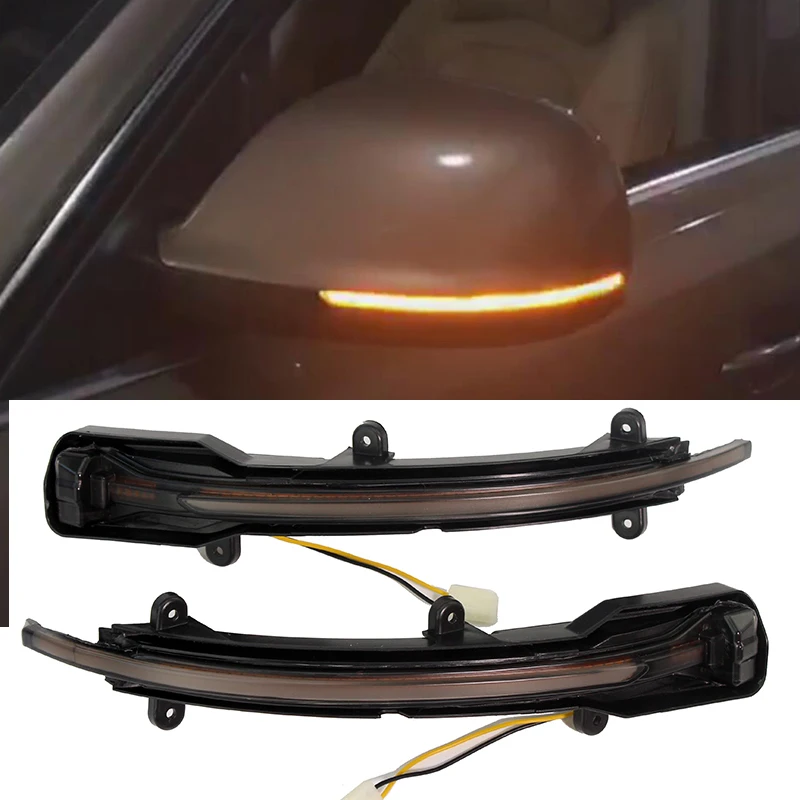 LED Side Wing Rearview Mirror Blinker Indicator Dynamic Turn Signal