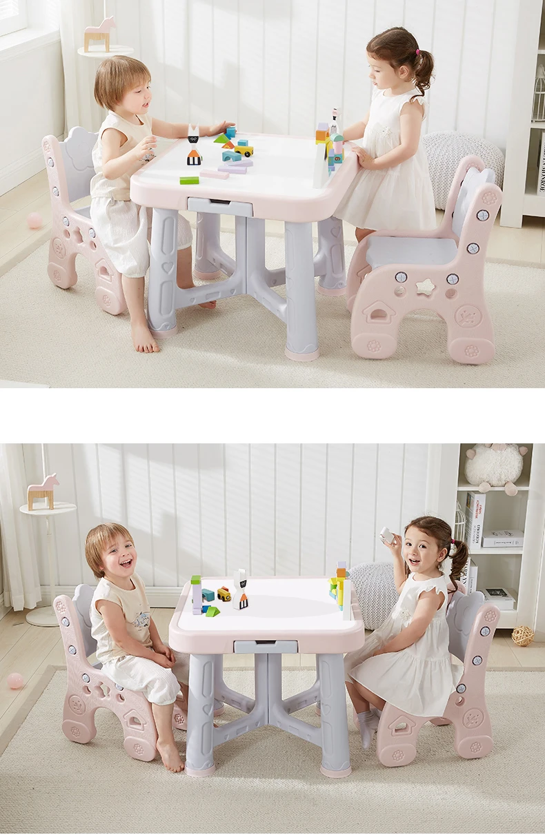 Луи Мода детские стулья спинка, пластиковый детский табурет, Домашний детский сад Кепка с мультяшками регулируемый