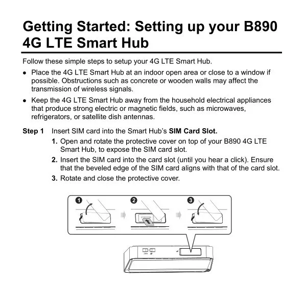 Huawei B890-66-4 г LTE Smart Hub-разблокирована