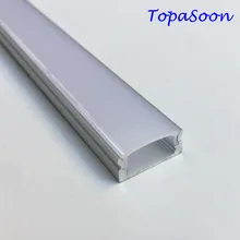 5-20 шт 0,5 м Длина светодиодный алюминиевый профиль № LA-LP07B алюминиевый корпус канала для 12 мм Ширина ledstrip или PCB