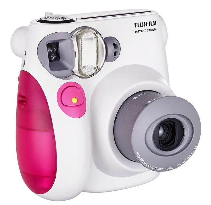 Подлинный Fuji Fujifilm Instax Mini 7S камера Мгновенной Печати Фильм моментальная Съемка фото розовый синий камера