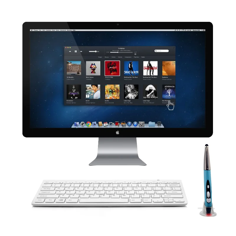 2.4G Wireless Touch Pen Mouse Keyboard Combo Set Laser Pointer For PC Laptop For Macbook WindowsXP/7/8/10 TV Box