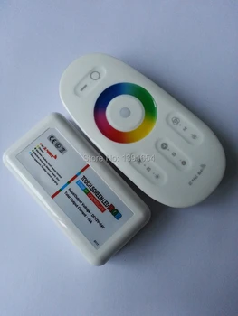 

2.4G RGB Controller Support Wifi RF Touch Remote Controller White Commnon Anode 6A/Channel ,DC12-24V