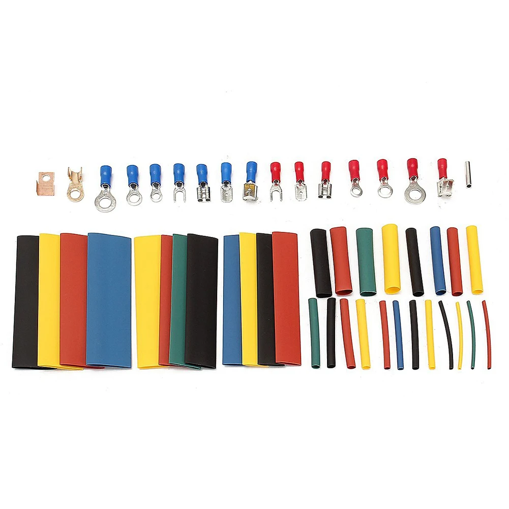 

350 PCS Terminals&328 PCS 2:1 Heat Shrink Tube Assorted Connectors Box