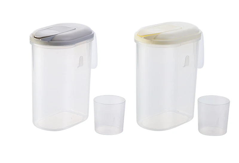 JiangChaoBo Еда Коробка для хранения с ручкой прозрачный запечатанные банки кухня зерна бак бытовой пластик резервуар для хранения