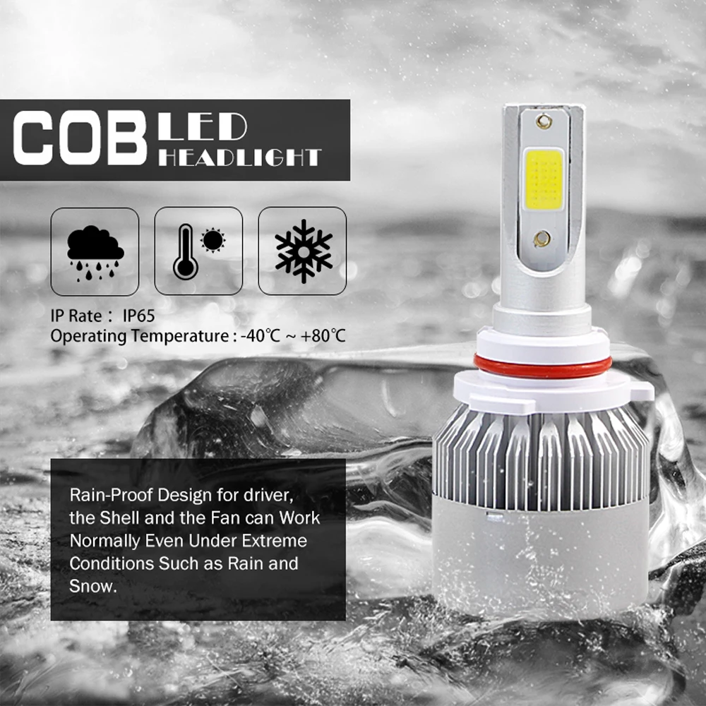 AOTOMONARCH 4300K H4 H7 LED Car Headlight H8 H9 H11 H1 H3 9005 9006 9012 880 881 Auto Lamp For All Car 8000K 3000K 6000K CE