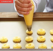 

1X Silicone Cream Pastry Icing Bag Baking Cooking Cake&Biscuits Tools Piping Bag Eco-Friendly Decorating Bag Kitchen Accessories