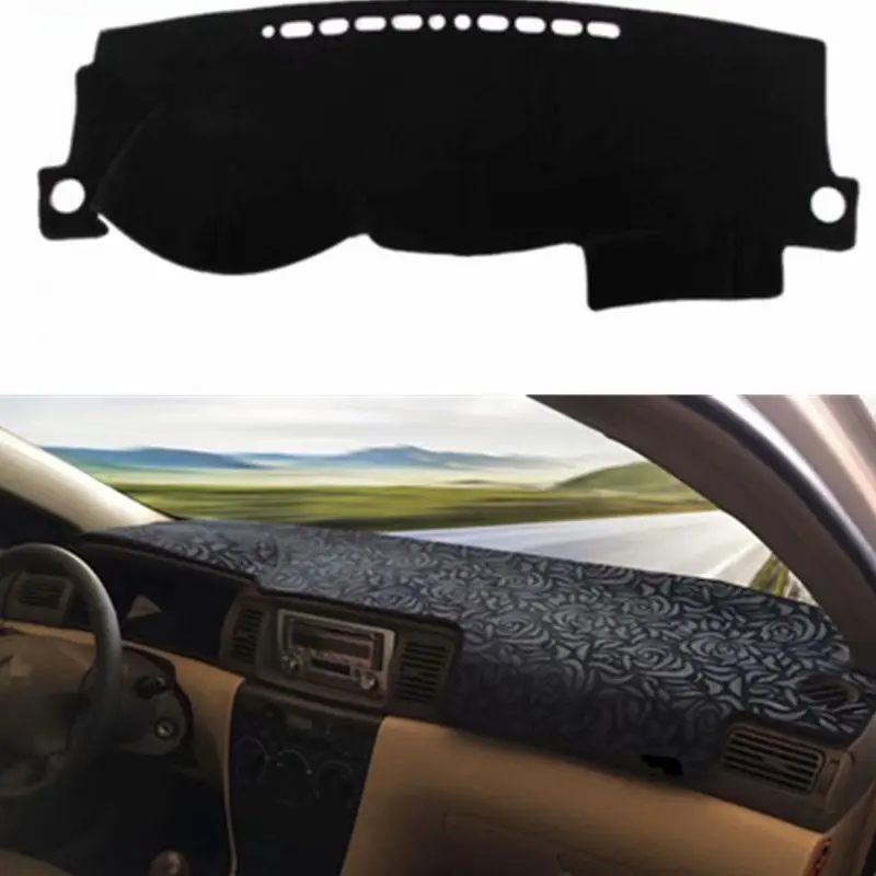 

For Toyota Corolla altis 2003 2004 2005 2006 Car Styling Covers Dashmat Dash Mat Sun Shade Dashboard Cover carpet custom