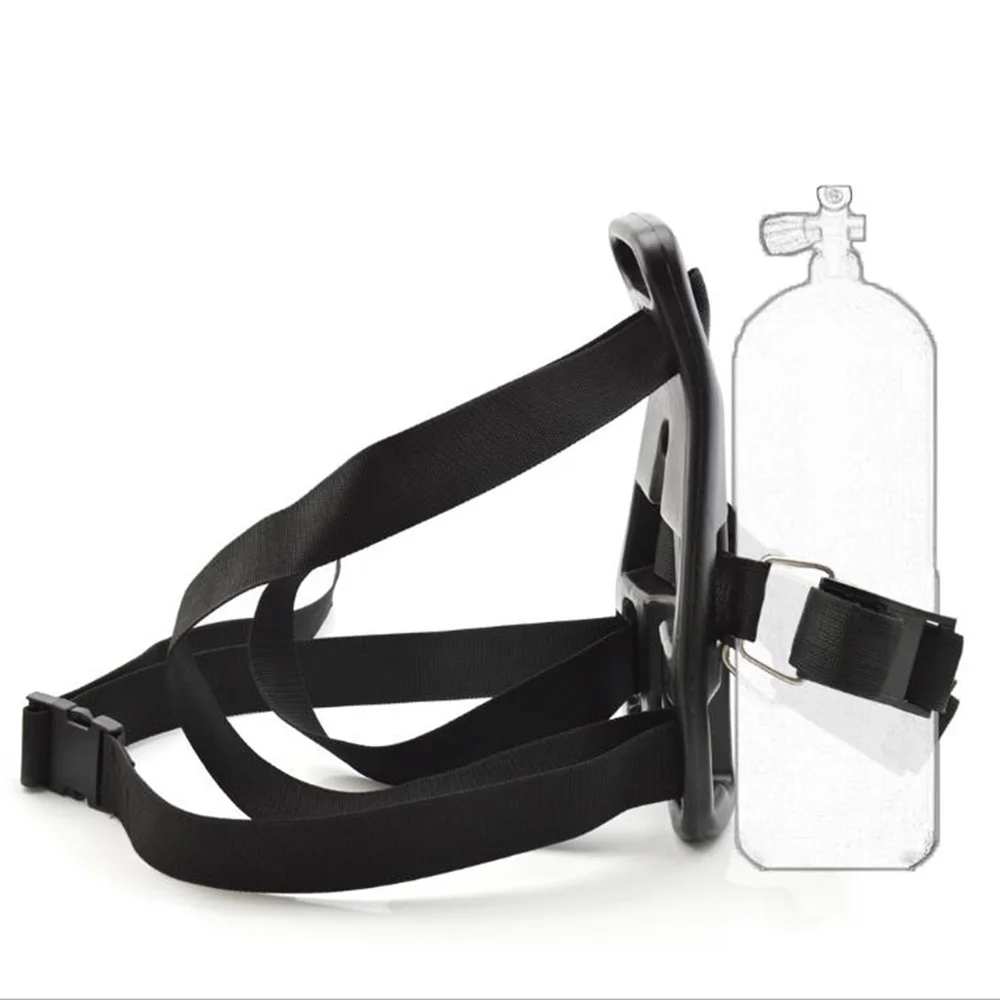 Scuba Diving Single Tank Back Pack Gas Cylinder Bracket Diving Tank Bracket Gas Bottle Support