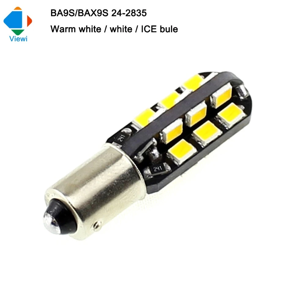 20pcs Ba9s Bax9s 2w 12v Led Lights Bulb Smd 2835 24 Leds Dc 12 Volt Car Wedge Side Marker Clearance License Plate Light Lampen Led Light Bulb Light Bulb12v Led Light Bulb Aliexpress Led 12 Volt Lampen