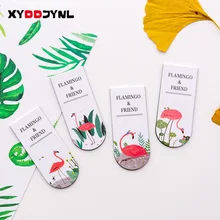 2 шт. милые магнитные закладки с Фламинго Kawaii для книг, маркерные клипсы, креативные канцелярские принадлежности, школьные офисные принадлежности