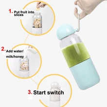 Usb зарядка, портативная электрическая соковыжималка, блендер для фруктов, детское питание, Миксер для молочных коктейлей, машина для приготовления сока, бытовая машина