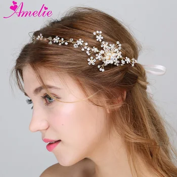 

Wholesaler 3pcs Lot Wedding Bridal Hair Vine Ladies Fashion Hair Accessory Boho Wedding Bridal Hair Vine Floral Bridal Tiara